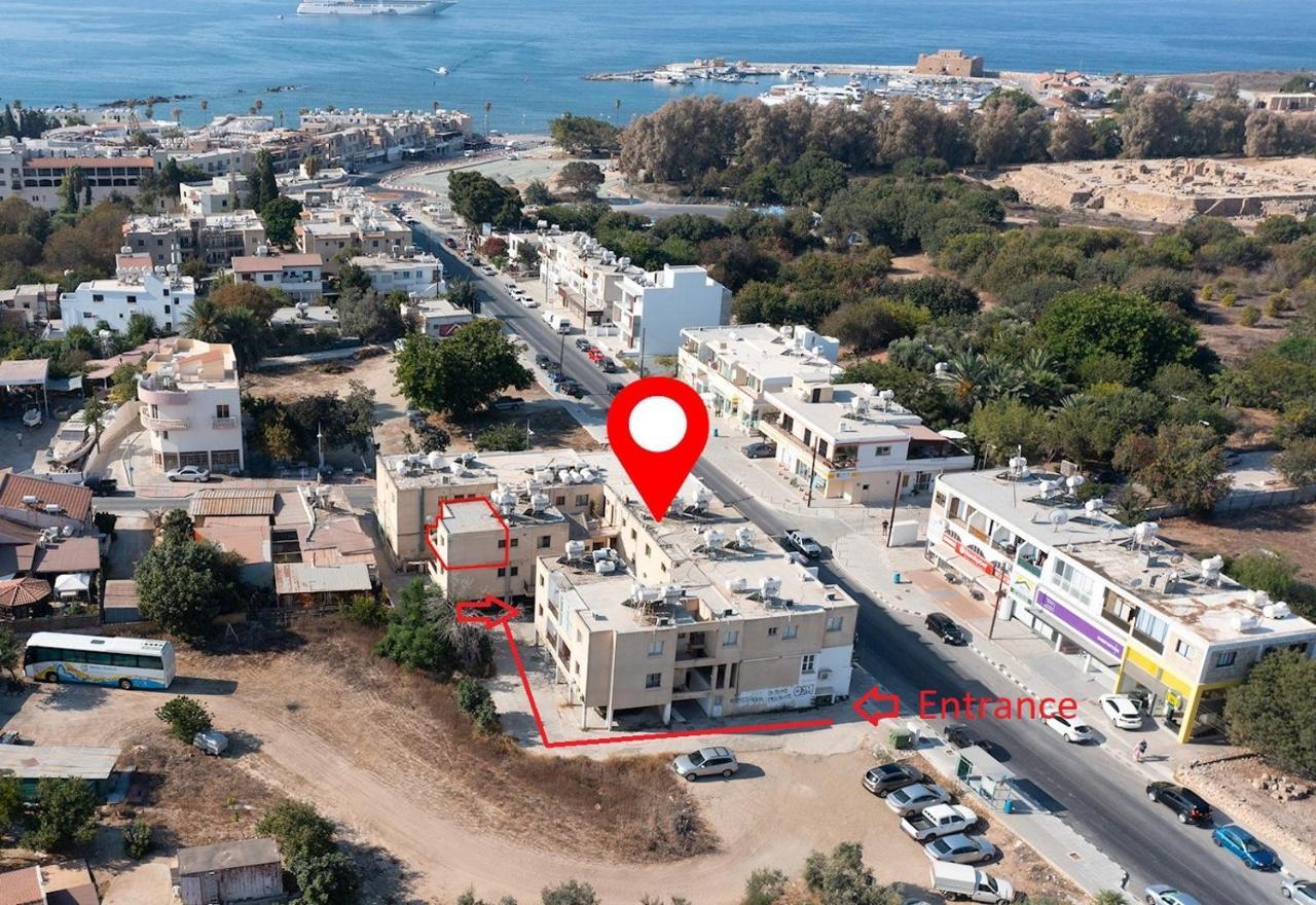Lovely Ap In The Center Of Kato Paphos Exterior foto